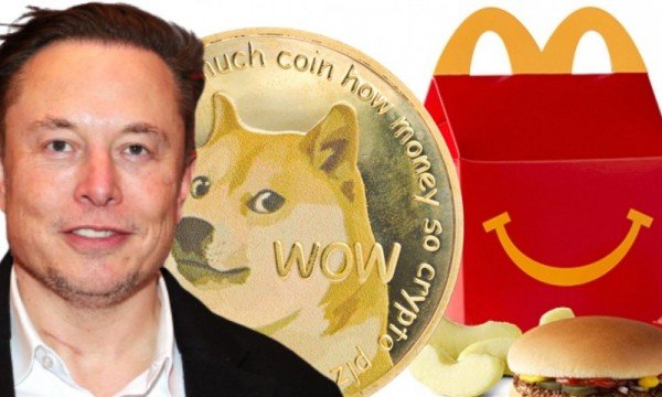 Dogecoin показал небольшой всплеск после того, как Илон Маск сделал предложение McDonald's
