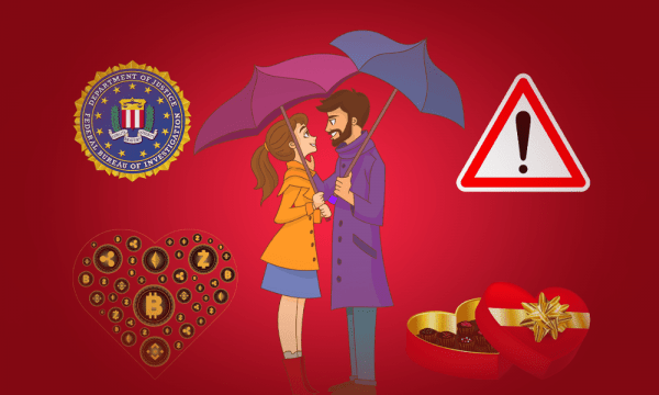 ФБР предупреждает о росте крипто-романтического мошенничества во время недели святого Валентина